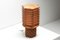 Asian Wood and Linen Table Lamp, 1950s 9