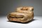 Brown Leather Soriana Lounge Chair by Tobia & Afra Scarpa, 1960s, Image 3