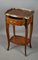 French Inlaid Marquetry Side Table, 1950s 12