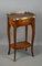 French Inlaid Marquetry Side Table, 1950s, Image 15