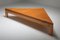 Postmodern French Triangular Elm Coffee Table, 1970s 10