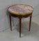 Antique Louis XVI Mahogany Bouillotte Side Table 2