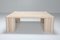 Square Travertine Coffee Table by Gae Aulenti, 1960s 1