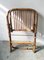 Mid-Century Bamboo Folding Chair with Brass Details, 1950s, Image 6