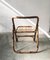 Mid-Century Bamboo Folding Chair with Brass Details, 1950s 4