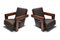 Utrecht Stühle aus Holz von Gerrit Rietveld, 1960er, 2er Set 1