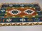 Grand Tapis Kilim Vintage Bleu, Rouge, Beige et Vert, Turquie, 1950s 3