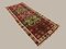 Grand Tapis Kilim Vintage en Laine Rouge, Noire et Verte, Turquie, 1950s 2