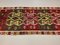 Grand Tapis Kilim Vintage en Laine Rouge, Noire et Verte, Turquie, 1950s 3