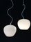 Petites Lampes à Suspension Modèle Organics Vintage de Holmegaard, 1990s, Set de 2 2