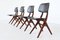 Dutch Pelican Dining Chairs by Louis van Teeffelen for WéBé, 1960s, Set of 4 9