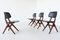 Chaises de Salon Pelican par Louis van Teeffelen pour WéBé, Pays-Bas, 1960s, Set de 4 3