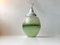 Danish Green Opaline Glass Funkis Pendant Lamp from Lyfa, 1940s 1
