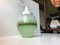 Danish Green Opaline Glass Funkis Pendant Lamp from Lyfa, 1940s 2