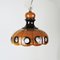 Vintage West German Ceramic Fat Lava Pendant Lamp, 1960s 3