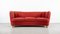 Geschwungenes Mid-Century Modern Modern Sofa, 1950er 1