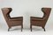 Leather and Rosewood Armchairs by Hans J. Wegner for AP Stolen, 1960s, Set of 4 3