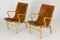 Mid-Century Leather Model Eva Armchairs by Bruno Mathsson for Dux, Set of 2 3