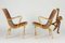 Mid-Century Leather Model Eva Armchairs by Bruno Mathsson for Dux, Set of 2, Image 6