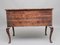 18th Century Walnut and Feather Banded Lowboy 9