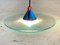 Vintage French Glass Ceiling Lamp from Verre Lumière, 1980s 2