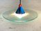 Vintage French Glass Ceiling Lamp from Verre Lumière, 1980s, Image 2