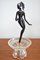 Figura de bailarina Mid-Century de cristal de Murano, años 50, Imagen 3