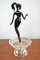 Figura de bailarina Mid-Century de cristal de Murano, años 50, Imagen 7