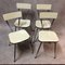 Light Yellow Resopal Side Chairs, 1950s, Set of 4 2