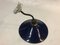 Antique Blue Enameled Sheet Metal Sconce, 1900s 1