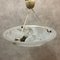 Art Deco Molded Glass Ceiling Lamp from Degué, 1920s 6