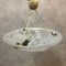 Art Deco Molded Glass Ceiling Lamp from Degué, 1920s, Image 6