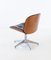 Black Leather Swivel Desk Chair by Ico Luisa Parisi for MIM Roma, 1960s 4