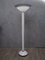 Lámpara de pie Mid-Century de cristal de Murano blanco y negro, años 50, Imagen 5