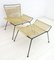 Italienische Mid-Century Sessel und Hocker, 1960er 4