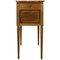 Antique French Mahogany & Marble Top Nightstand, 1900s, Image 1