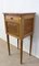 Antique French Mahogany & Marble Top Nightstand, 1900s, Image 3