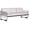 Bauhaus White Tubular Chrome Sofa by Michael Thonet for Robert Slezák, 1930s 1