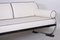 Bauhaus White Tubular Chrome Sofa by Michael Thonet for Robert Slezák, 1930s 7