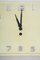 Reloj de pared checo Bauhaus Mid-Century de madera lacada, años 30, Imagen 7
