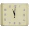 Mid-Century Czech Bauhaus Lacquered Wood Wall Clock, 1930s 1