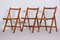 Mid-Century Beech Chairs, 1950s, Set of 3 13