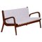 Mid-Century Czech Brown Beech & Upholstery Sofa by Jan Vanek, 1950s 1