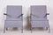 Grey Tubular & Upholstery Armchairs, 1930s, Set of 2, Image 2