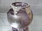 Französische Amethyst Vase aus Glas & Silber von D`Argyl, 1930er 3