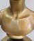 Antique Gilded Plaster Twisted Column and Bust of a Girl 12