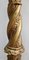 Antique Gilded Plaster Twisted Column and Bust of a Girl, Image 25