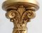 Antike Säule aus Vergoldetem Gips und Mädchenbüste 23