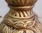 Antique Gilded Plaster Twisted Column and Bust of a Girl, Image 30