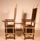 Antique Renaissance Italian Walnut Armchairs, 1600s, Set of 2, Image 2